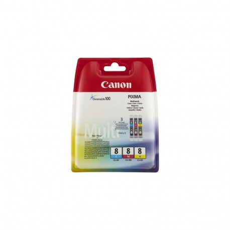 Canon CLI-8 C/M/Y Colour Ink Cartridge Multipack