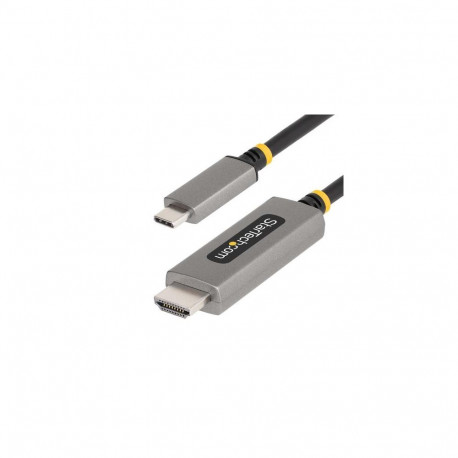 StarTech.com 6.6ft (2m) USB-C to HDMI Adapter Cable, 8K 60Hz, 4K 144Hz, HDR10, USB Type-C to HDMI 2.