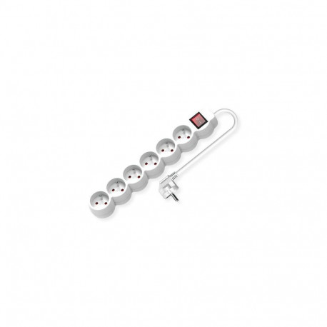 VALUE 19.99.0965 power extension 1.5 m 6 AC outlet(s) Indoor White