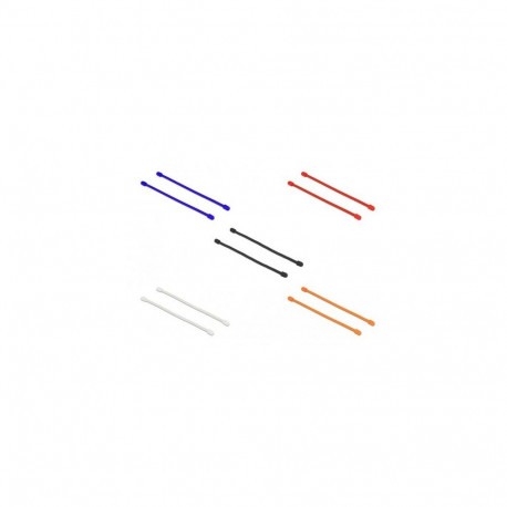 DeLOCK 018971 cable tie Silicone Black, Blue, Orange, Red, White 10 pc(s)