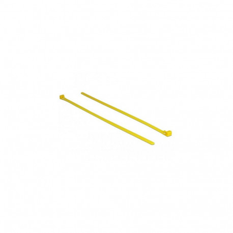 DeLOCK 18761 cable tie Releasable cable tie Nylon Yellow 100 pc(s)