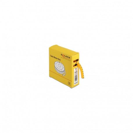 DeLOCK Cable Marker Box, No. 9, yellow, 500 pieces