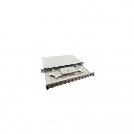 Helos 375558 rack cabinet 1U Grey