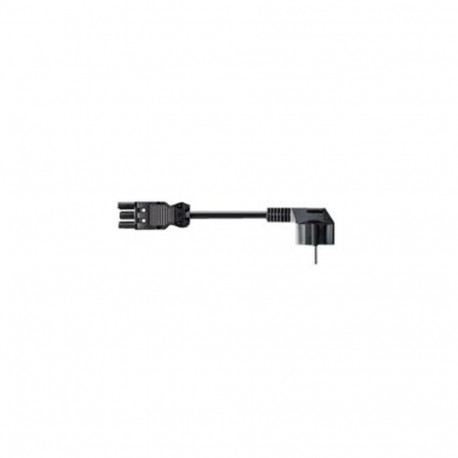Bachmann H05VV-F 3G 1.5 mm² 1.5m Black CEE7/4 GST18/3