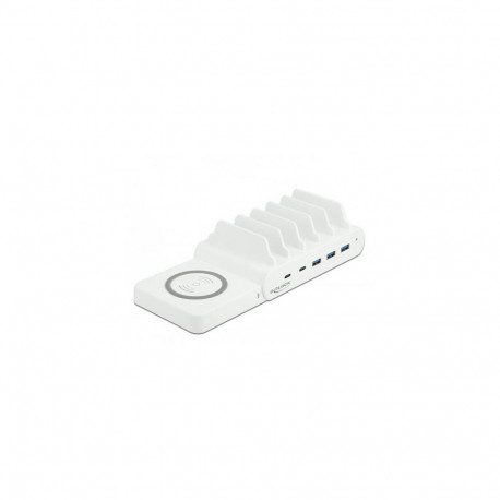 DeLOCK USB and Wireless Charger 2 x USB Type-C PD + 3 x USB Type-A with 110 W