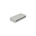 DeLOCK Keystone Patch Panel 12 Port grey