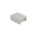DeLOCK Keystone Patch Panel 4 Port grey