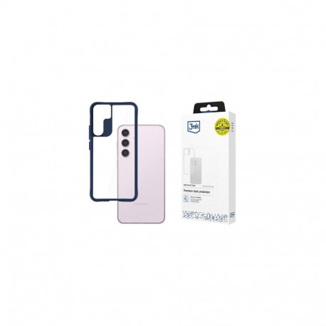3MK Satin Armor Case+ mobile phone case 15.8 cm (6.2") Cover Blue, Transparent