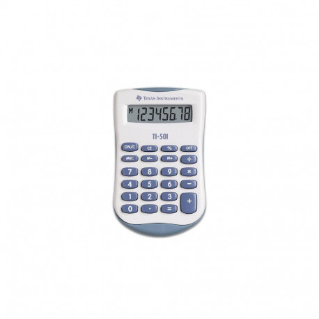 Texas Instruments TI-501 calculator Pocket Basic Blue, White