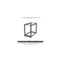 StarTech.com 18U 4-Post Server Rack, 19in Open Frame Rack with 40in (101cm) Mounting Depth and 1200l