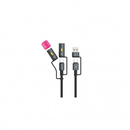 4smarts 541060 USB cable USB 2.0 1 m USB C Black, Grey