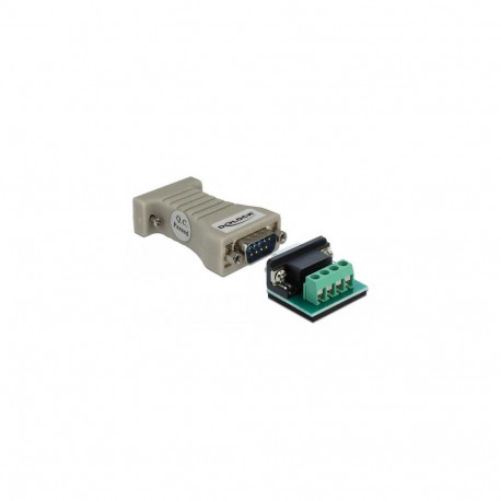 DeLOCK Converter 1 x Serial RS-232 DB9 to 1 x Serial RS-485 with ESD protection 15 kV surge protecti