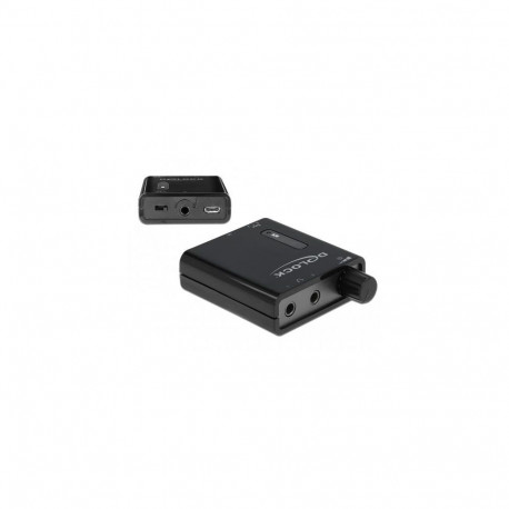 DeLOCK 64056 headphone amplifier Black