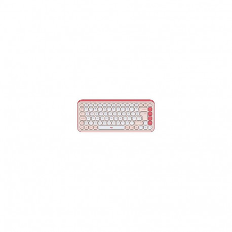 Logitech POP Icon Keys keyboard Universal Bluetooth QWERTY US International Rose