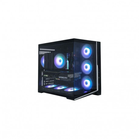 Zalman D40 Dual-Chamber Panoramic View Computer Case Mid. Tower Black