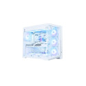 Zalman D40 Dual-Chamber Panoramic View Computer Case Mid. Tower White