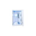 Zalman D40 Dual-Chamber Panoramic View Computer Case Mid. Tower White