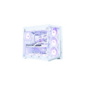Zalman D40 Dual-Chamber Panoramic View Computer Case Mid. Tower White