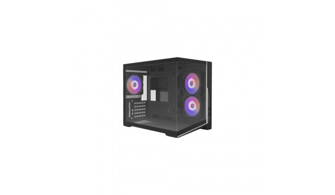 Zalman D30 Dual-Chamber Panoramic View Computer Case Mini Tower Black