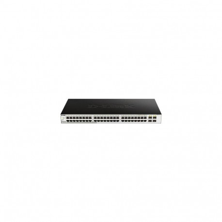 D-Link DGS-1210-52/ME Managed L2 Gigabit Ethernet (10/100/1000) 1U Black