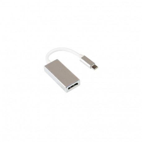 Alcasa GC-M0257 video cable adapter 0.15 m USB Type-C DisplayPort Silver