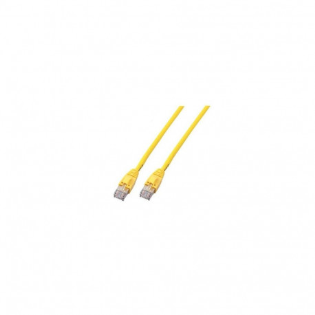 EFB Elektronik 5m Cat6 Patch networking cable Yellow U/UTP (UTP)