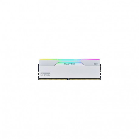 Klevv 32GB (2X16GB) 6400MHz CL30 DDR5 GAMING RAM MODULE 30-38-38-78 1.4V CRAS V RGB WHITE KIT