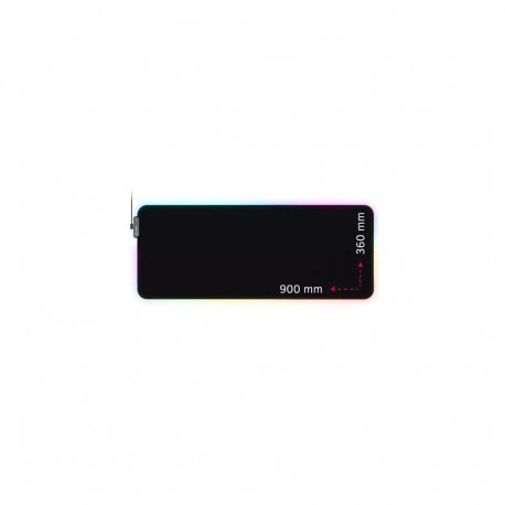 Lorgar Steller 919 Gaming mouse pad Black