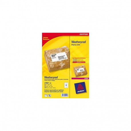 Avery Weatherproof Shipping Labels self-adhesive label White 200 pc(s)