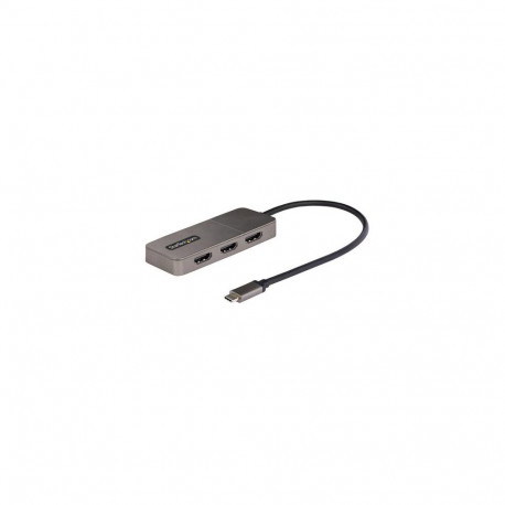 StarTech.com 3-Port USB-C Multi-Monitor Adapter, USB Type-C to 3x HDMI MST Hub, Triple 4K 60Hz HDMI 