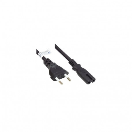 Alcasa P0370-S010 power cable Black 1 m Power plug type C C7 coupler