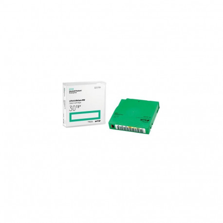 HPE LTO-8 Ultrium 30TB RW Non Custom Labeled Library Pack 20 Data Cartridges with Cases