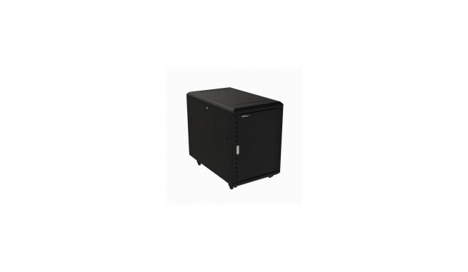 StarTech.com 15U Enterprise-Grade Flat Pack Server Rack Cabinet, 19in Enclosed 4-Post Rack with 29in