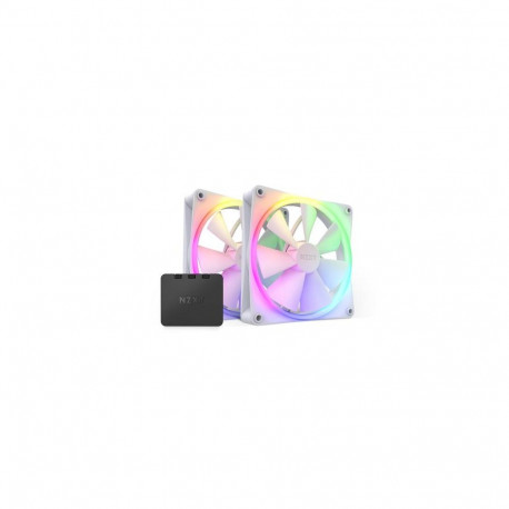 NZXT F140 RGB TWIN Computer case, Processor Fan 14 cm White 2 pc(s)