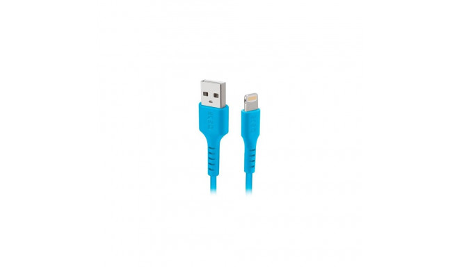 SBS TECABLEUSBIP589A lightning cable 1 m Blue