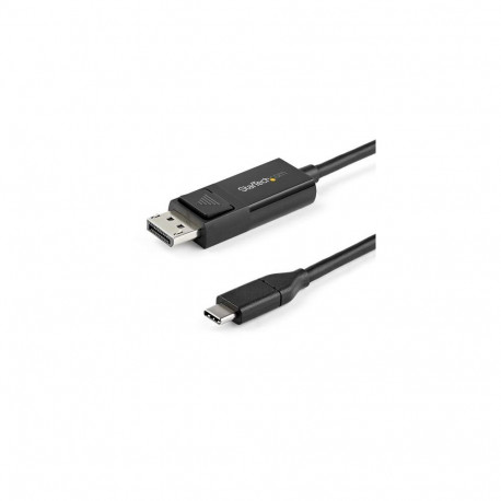 StarTech.com 6.6ft (2m) USB C to DisplayPort 1.2 Cable 4K 60Hz - Bidirectional DP to USB-C or USB-C 