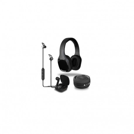 Denver BTC-413 headphones/headset Wireless Head-band, In-ear Calls/Music Bluetooth Black