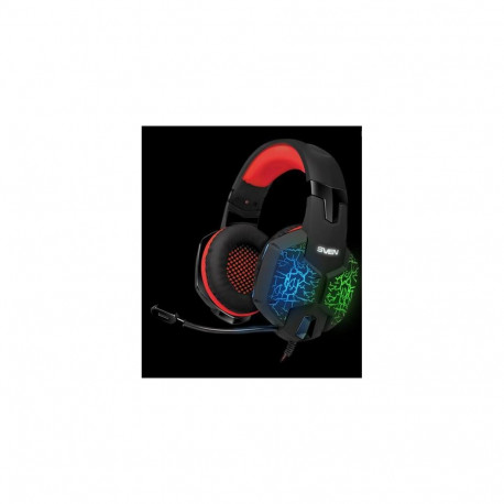 SVEN AP-U988MV headphones/headset Wired & Wireless Head-band Gaming Black, Red