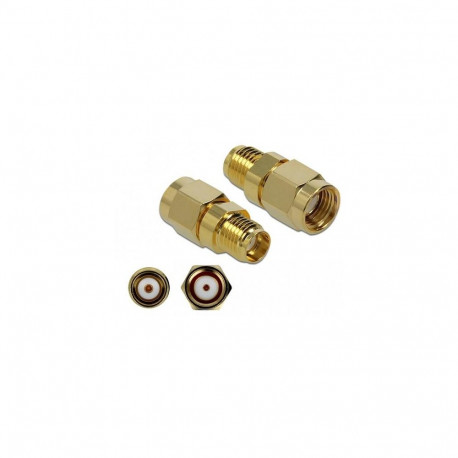 DeLOCK 89976 cable gender changer RP-SMA SMA Gold