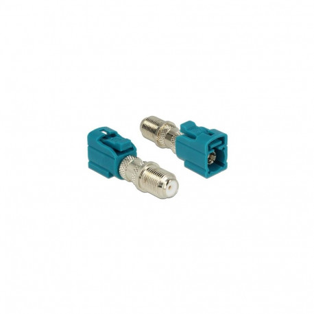 DeLOCK 89464 cable gender changer FAKRA Z F Blue, Silver
