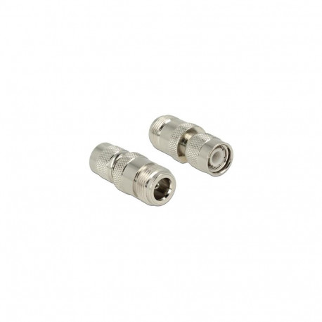 DeLOCK 89573 cable gender changer TNC N-type Silver