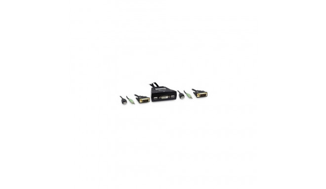 Inter-Tech KVM-LS-21DA DVI KVM switch Black