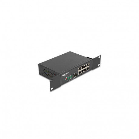 DeLOCK 10" Gigabit Ethernet Switch 8 Port + 1 SFP