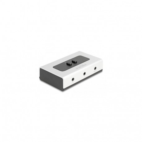 DeLOCK 2 to 1 Switch Stereo Jack 3.5 mm 4 pin manual bidirectional