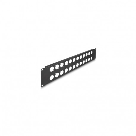 DeLOCK 19″ D-Type Patch Panel 24 port 2U black