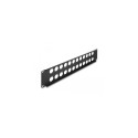 DeLOCK 19″ D-Type Patch Panel 24 port 2U black