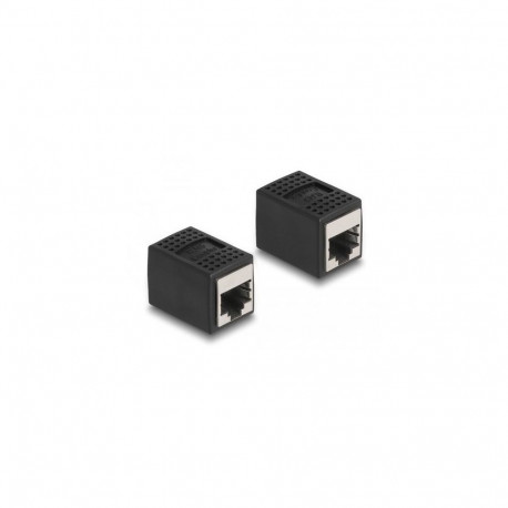 DeLOCK Adapter RJ45 jack to RJ45 jack Cat.6A black