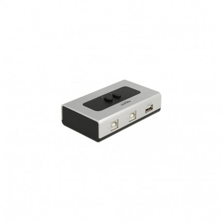 DeLOCK Switch USB 2.0 with 2 x Type-B female to 1 x Type-A female manual bidirectional