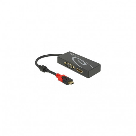 DeLOCK 87730 USB graphics adapter 3840 x 2160 pixels Black