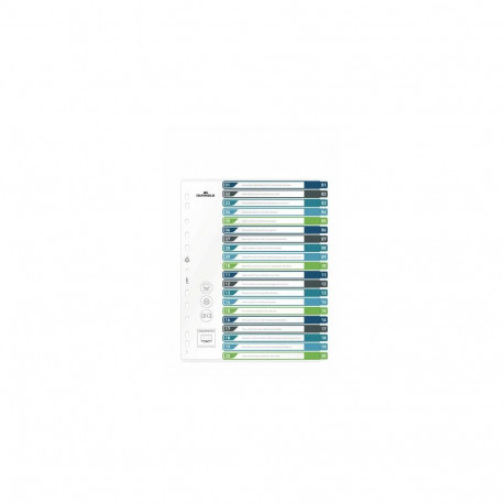 Durable 679727 tab index Blank tab index Polypropylene (PP) Multicolour
